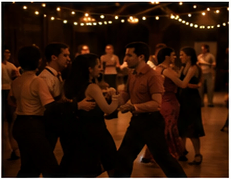 Tango pratiği ve milonga etkinliği